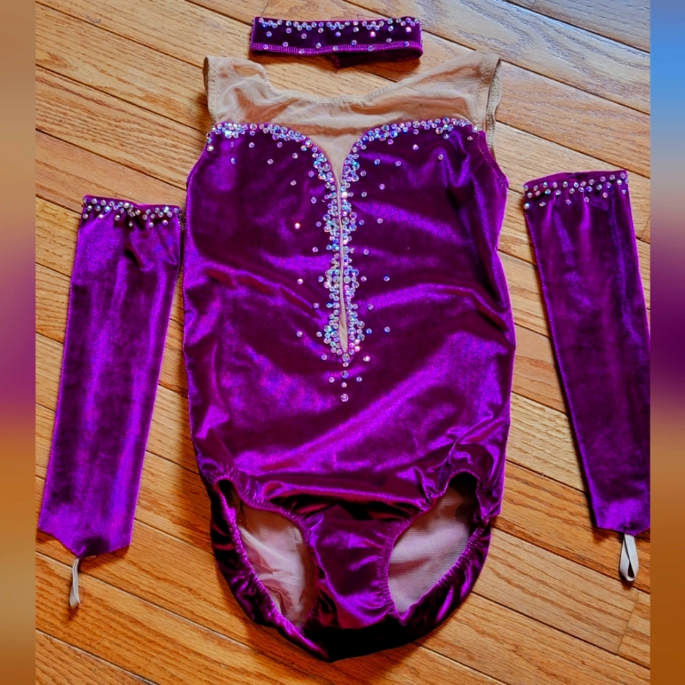 Girls Dance Costume  SZ AS Deep Pink